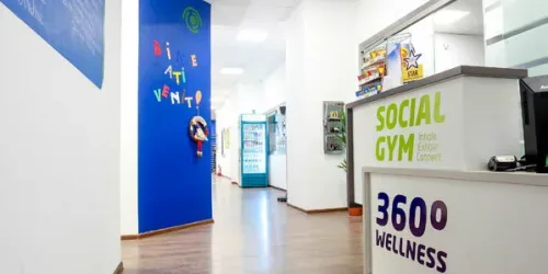 Poza de interior din Social Gym (Centrul de Resurse pentru Cetățenie Activă)