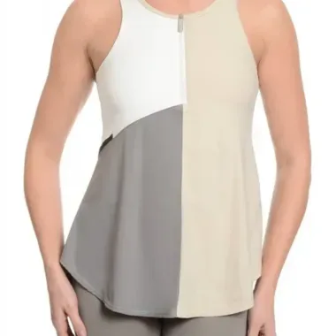 B FIT ZIP FRONT | Maiou cu Fermoar pe Față