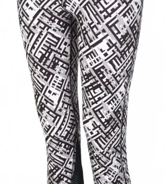 Make It Happen | Colanți cu Inserții din Plasă și Talie Dublă