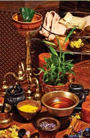 Ayurvedic massage necessary ingredients