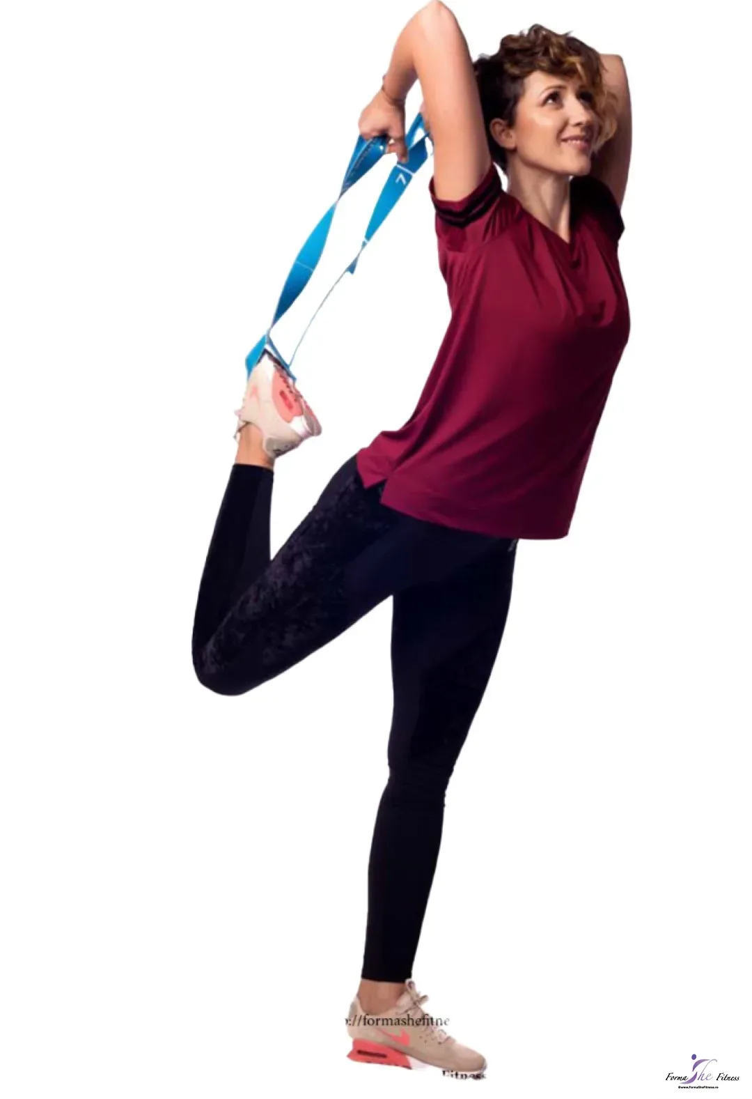 Ana Werczberger exercitiu cu banda elastica