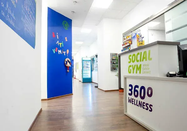 Poza de interior din Social Gym (Centrul de Resurse pentru Cetățenie Activă)