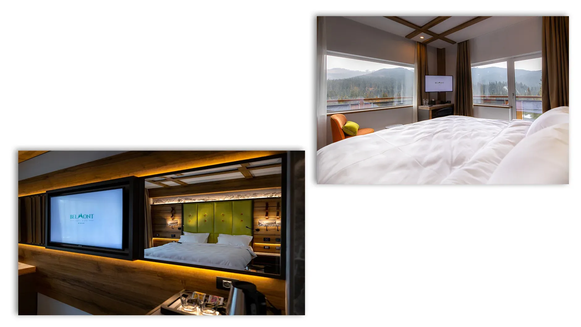 Hotel Belmont - interiorul camerelor