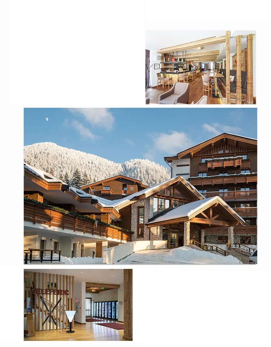 Hotelul Teleferic din Poiana Brașov - vedere exterior/interior